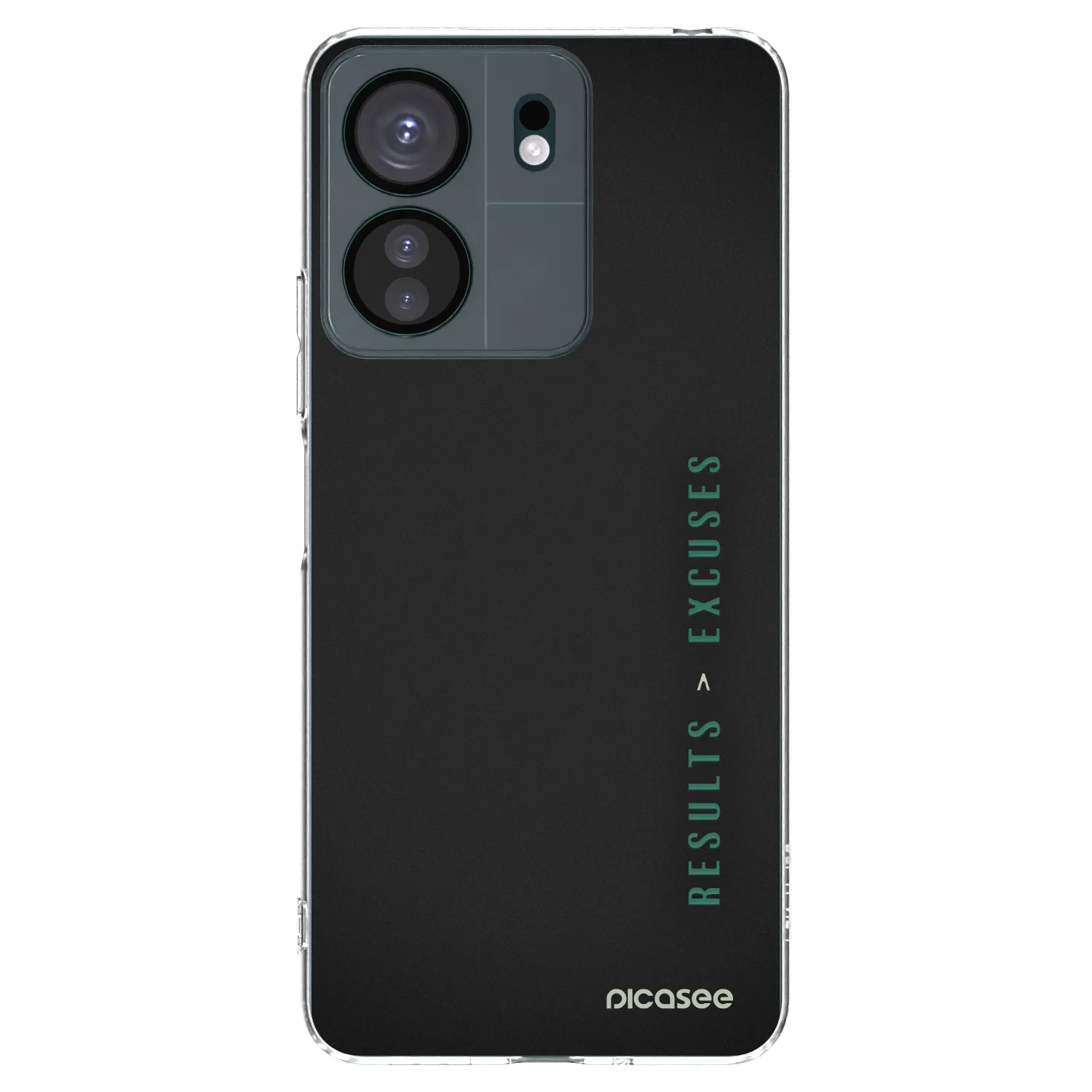 Picasee átlátszó szilikon tok az alábbi mobiltelefonokra Xiaomi Redmi 13C 4G - Results x Excuses