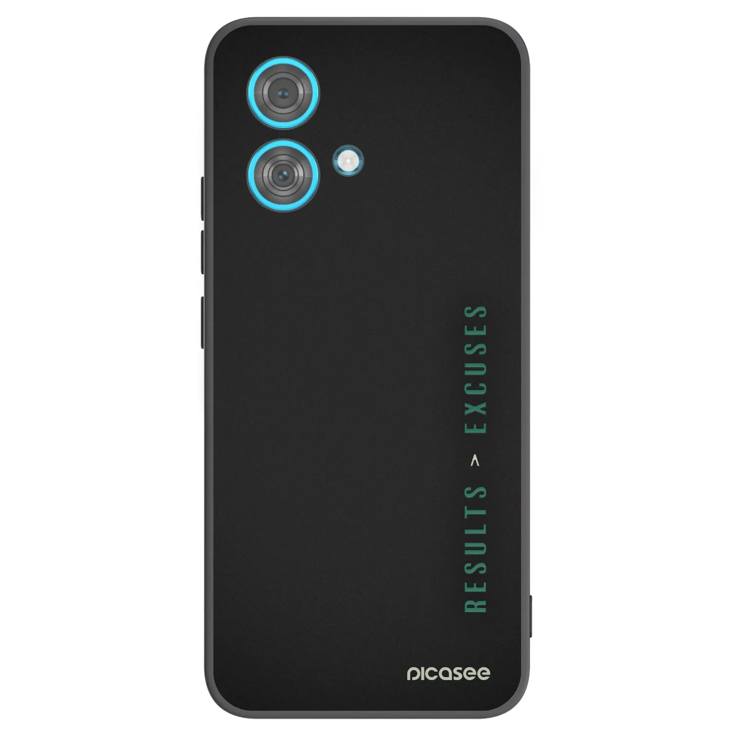 Picasee fekete szilikon tok az alábbi mobiltelefonokra Motorola Edge 40 Neo - Results x Excuses