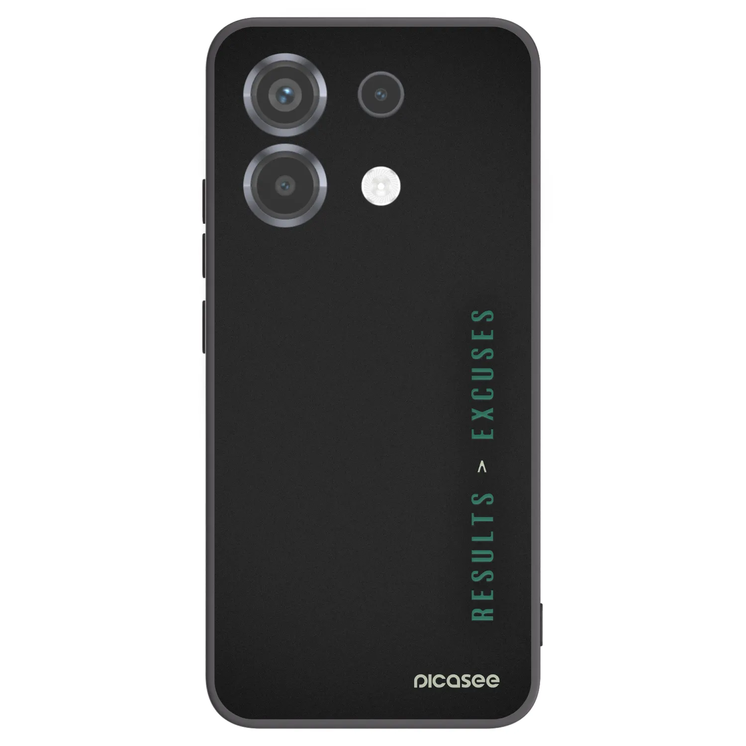 Picasee fekete szilikon tok az alábbi mobiltelefonokra Xiaomi Poco X6 - Results x Excuses