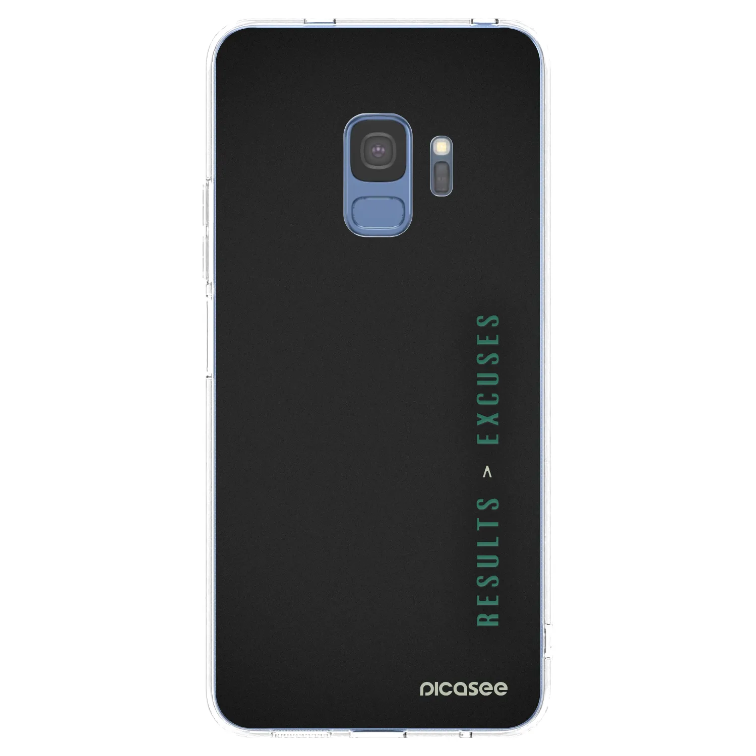 Picasee átlátszó szilikon tok az alábbi mobiltelefonokra Samsung Galaxy S9 G960F - Results x Excuses