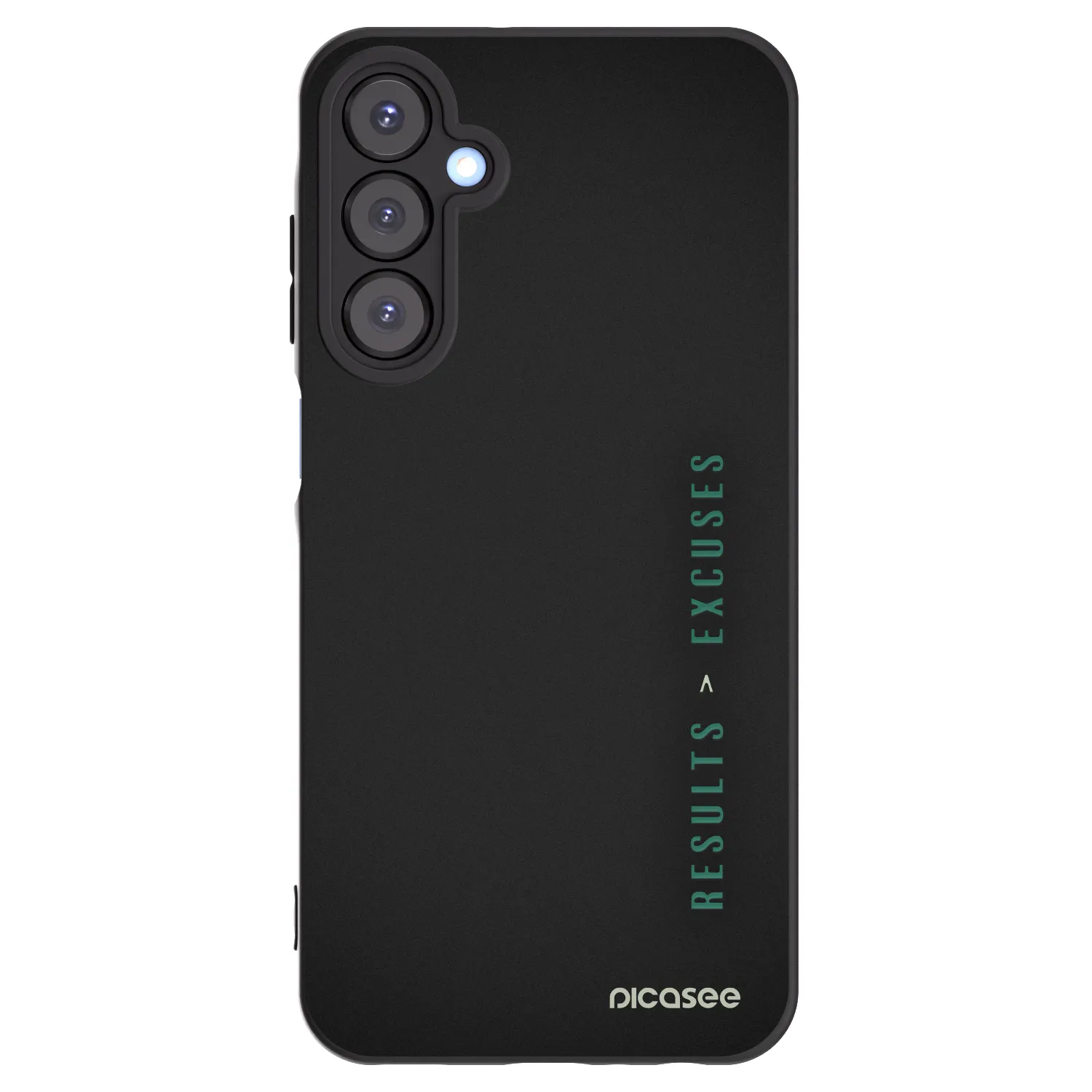 Picasee fekete szilikon tok az alábbi mobiltelefonokra Samsung Galaxy A25 A256B 5G - Results x Excuses