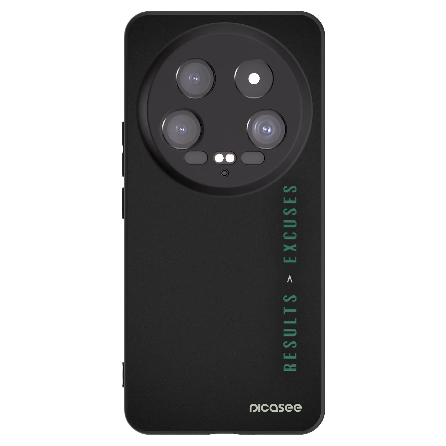 Picasee fekete szilikon tok az alábbi mobiltelefonokra Xiaomi 14 Ultra - Results x Excuses