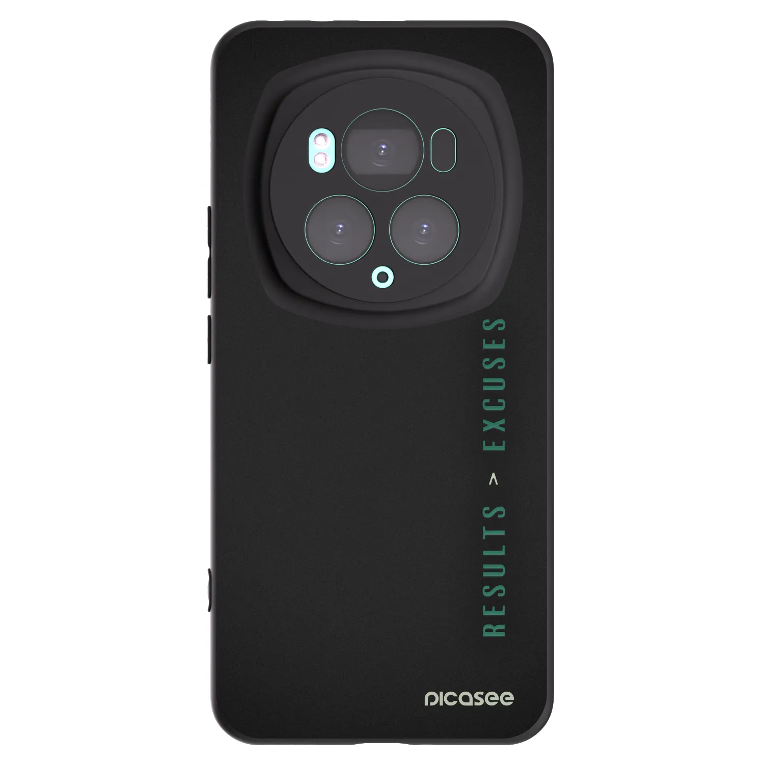 Picasee fekete szilikon tok az alábbi mobiltelefonokra Honor Magic6 Pro - Results x Excuses