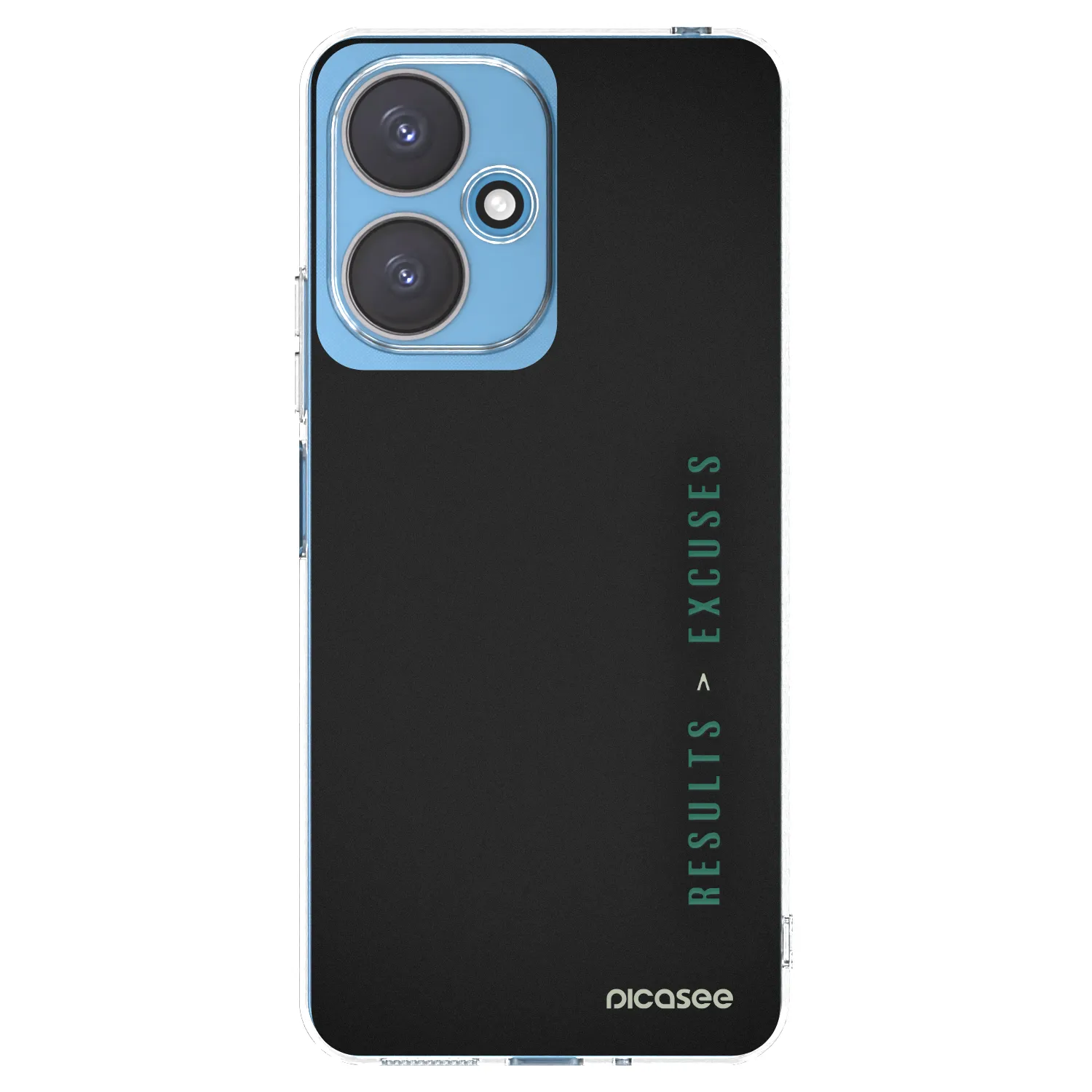 Picasee átlátszó szilikon tok az alábbi mobiltelefonokra Xiaomi Redmi 13C 5G - Results x Excuses