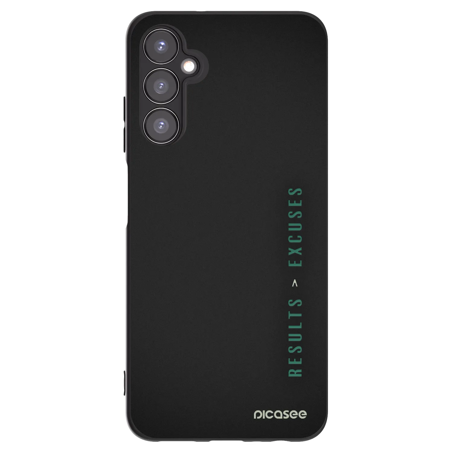 Picasee fekete szilikon tok az alábbi mobiltelefonokra Samsung Galaxy A05s A057G - Results x Excuses
