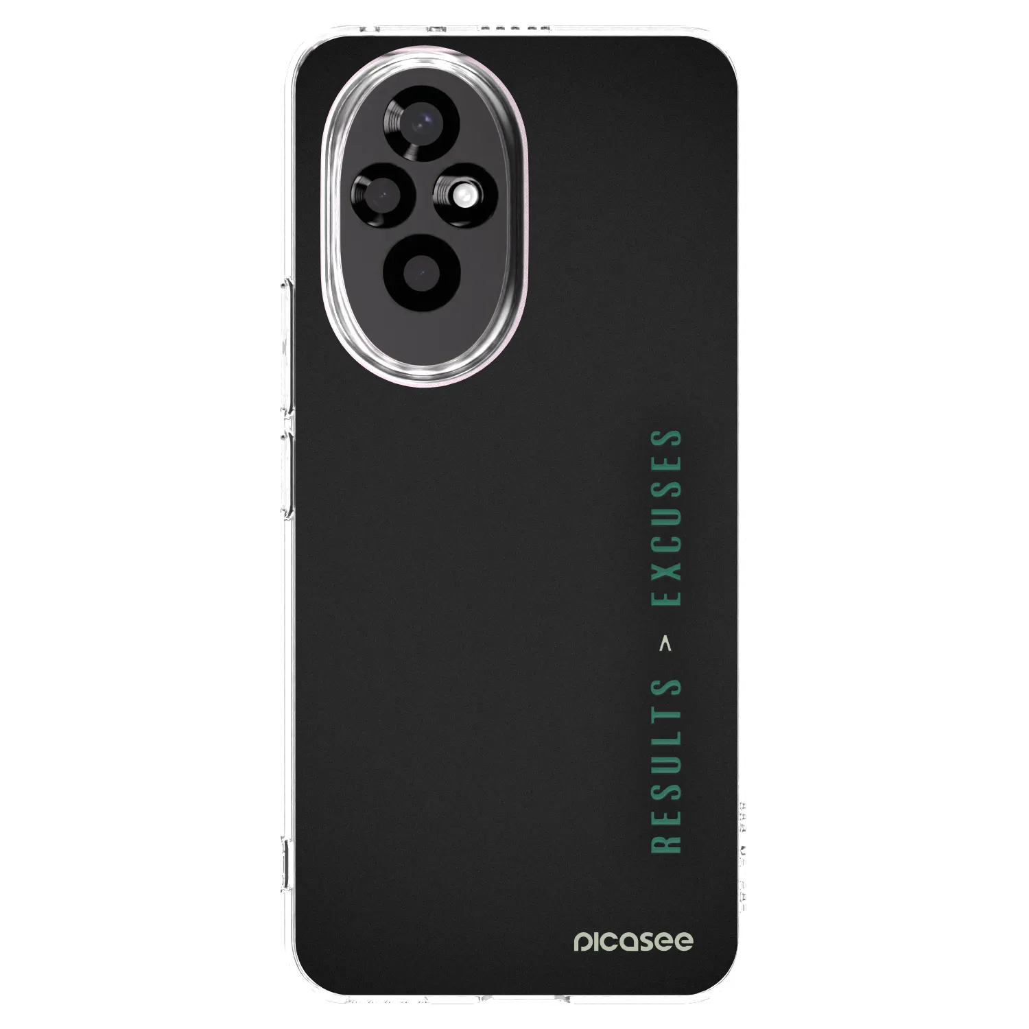 Picasee átlátszó szilikon tok az alábbi mobiltelefonokra Honor 200 Pro 5G - Results x Excuses