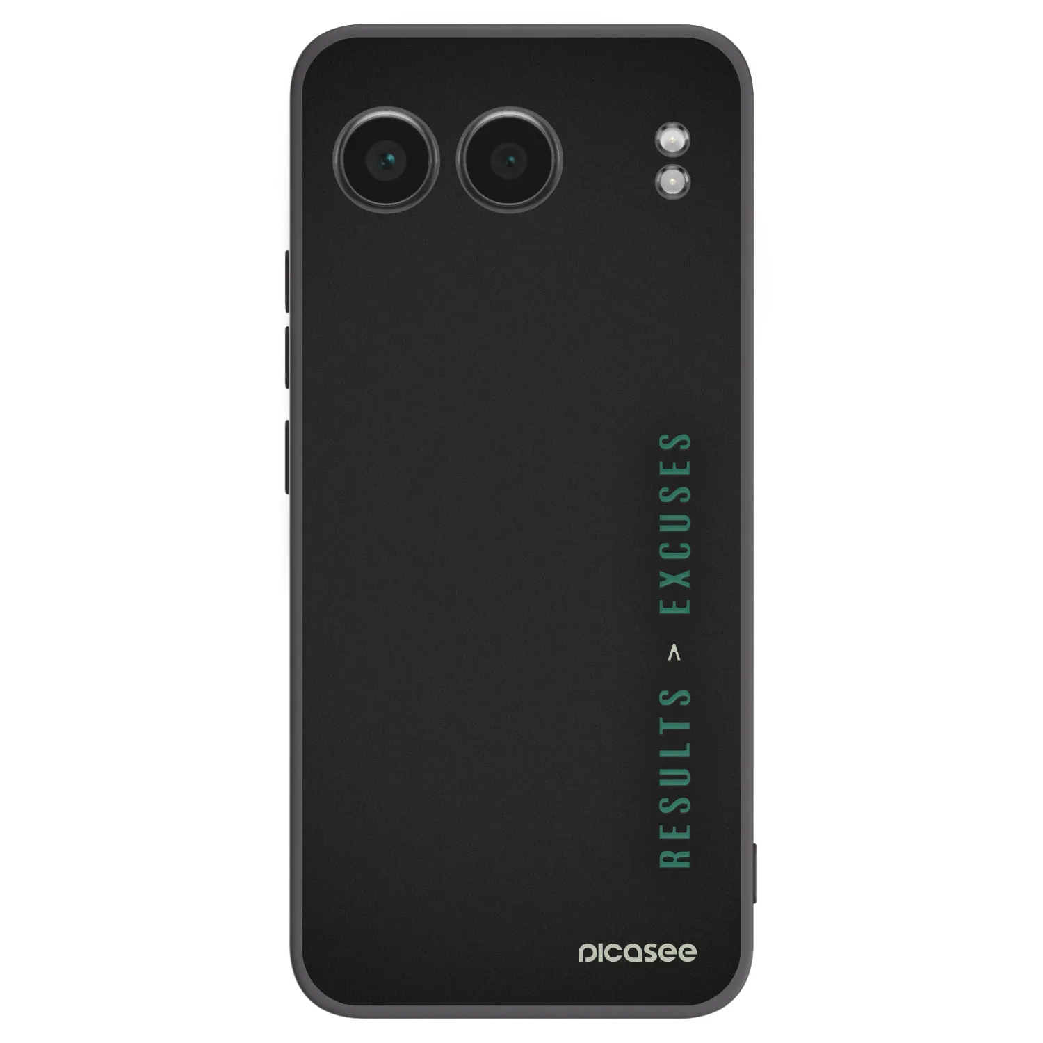 Picasee fekete szilikon tok az alábbi mobiltelefonokra OnePlus Nord 4 - Results x Excuses