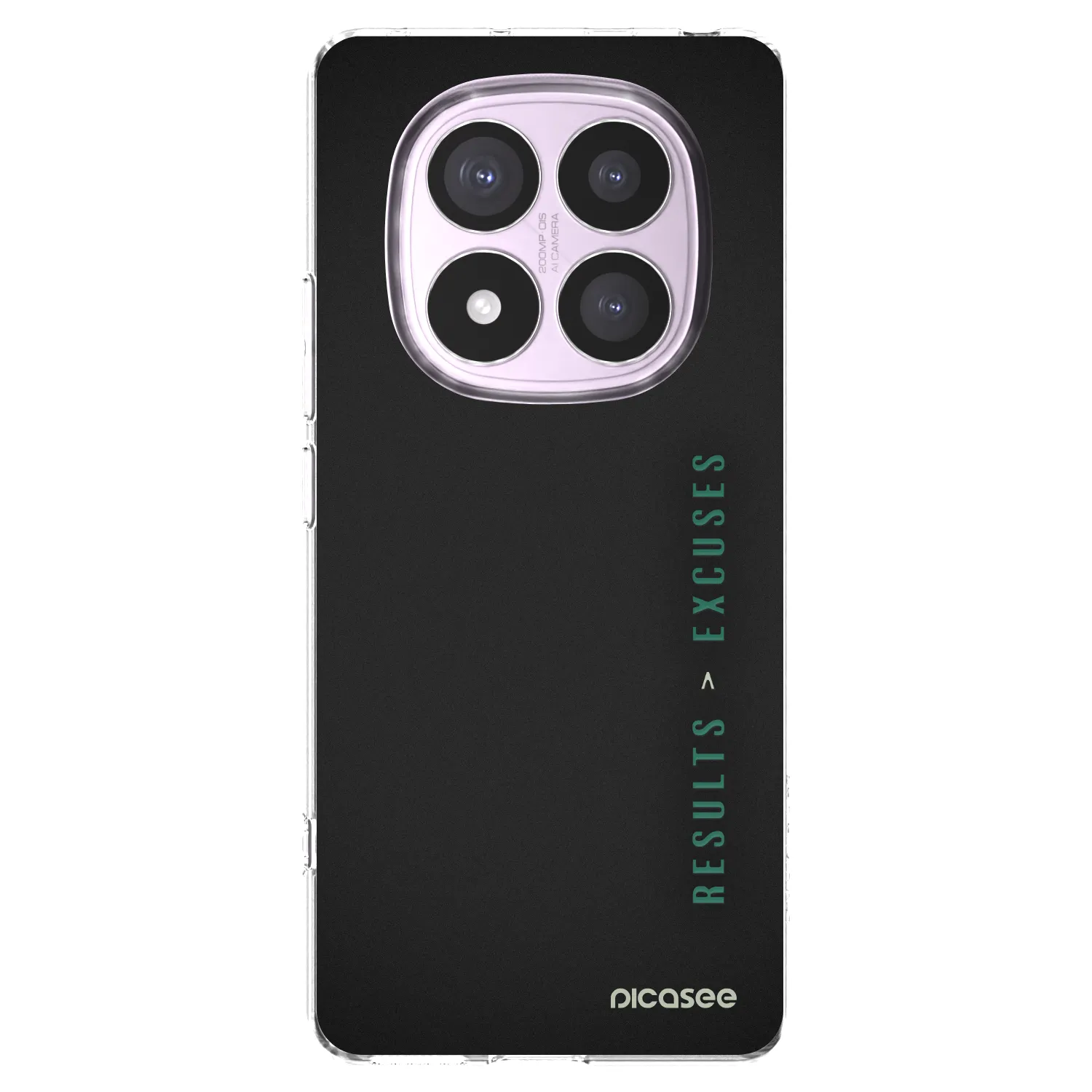 Picasee átlátszó szilikon tok az alábbi mobiltelefonokra Xiaomi Redmi Note 14 Pro 5G - Results x Excuses