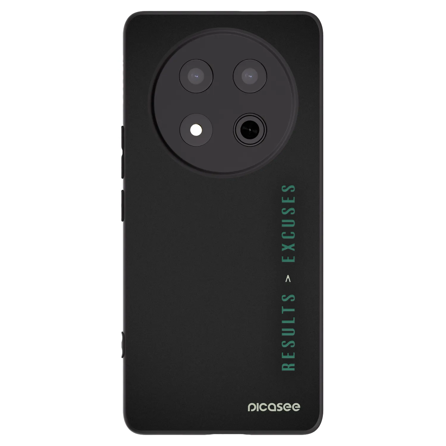 Picasee fekete szilikon tok az alábbi mobiltelefonokra Honor Magic7 Lite 5G - Results x Excuses