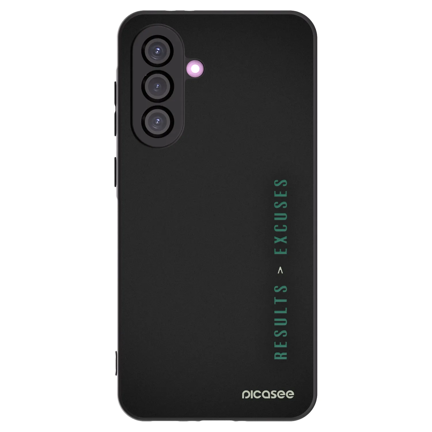 Picasee fekete szilikon tok az alábbi mobiltelefonokra Samsung Galaxy A36 5G - Results x Excuses