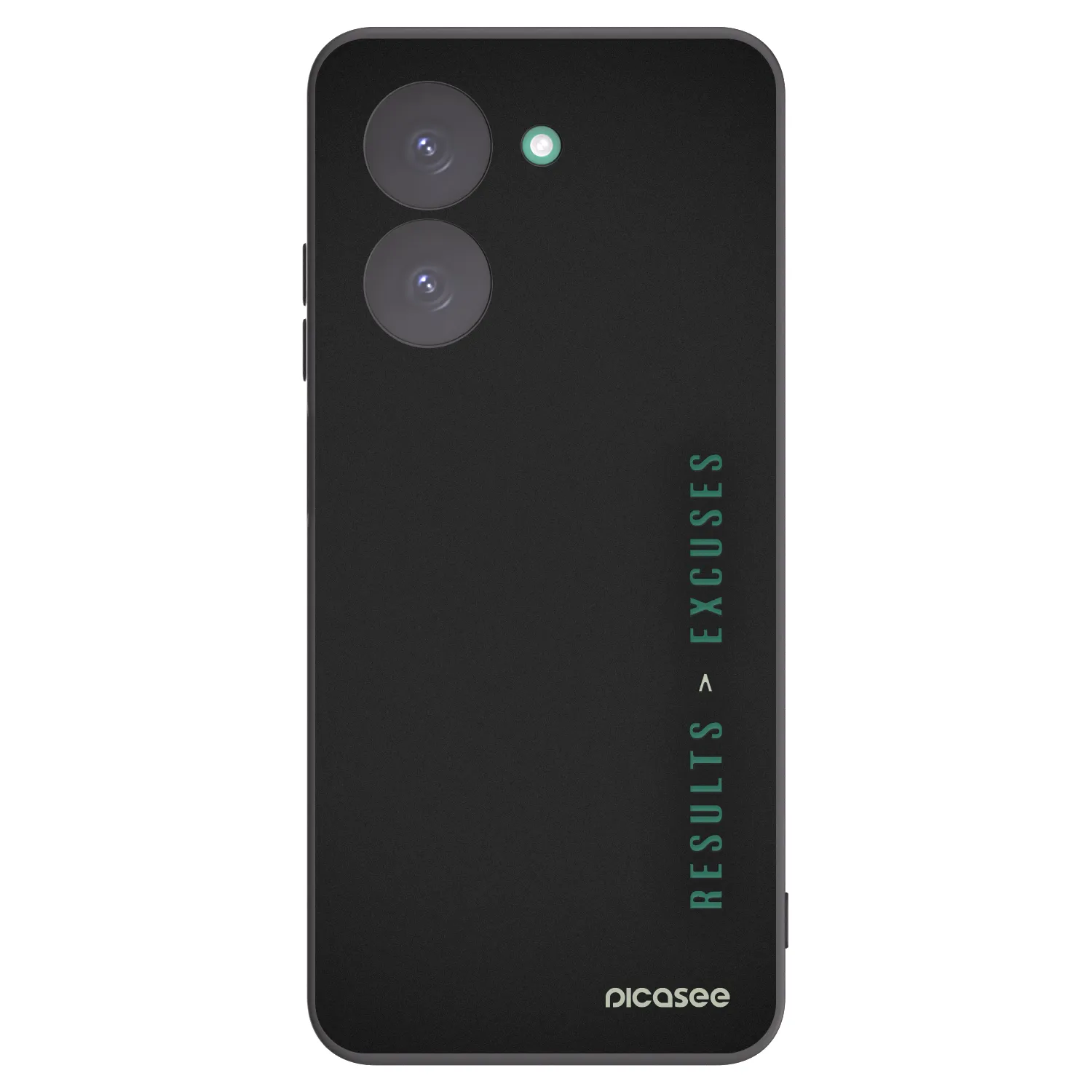 Picasee fekete szilikon tok az alábbi mobiltelefonokra Xiaomi Redmi A5 - Results x Excuses