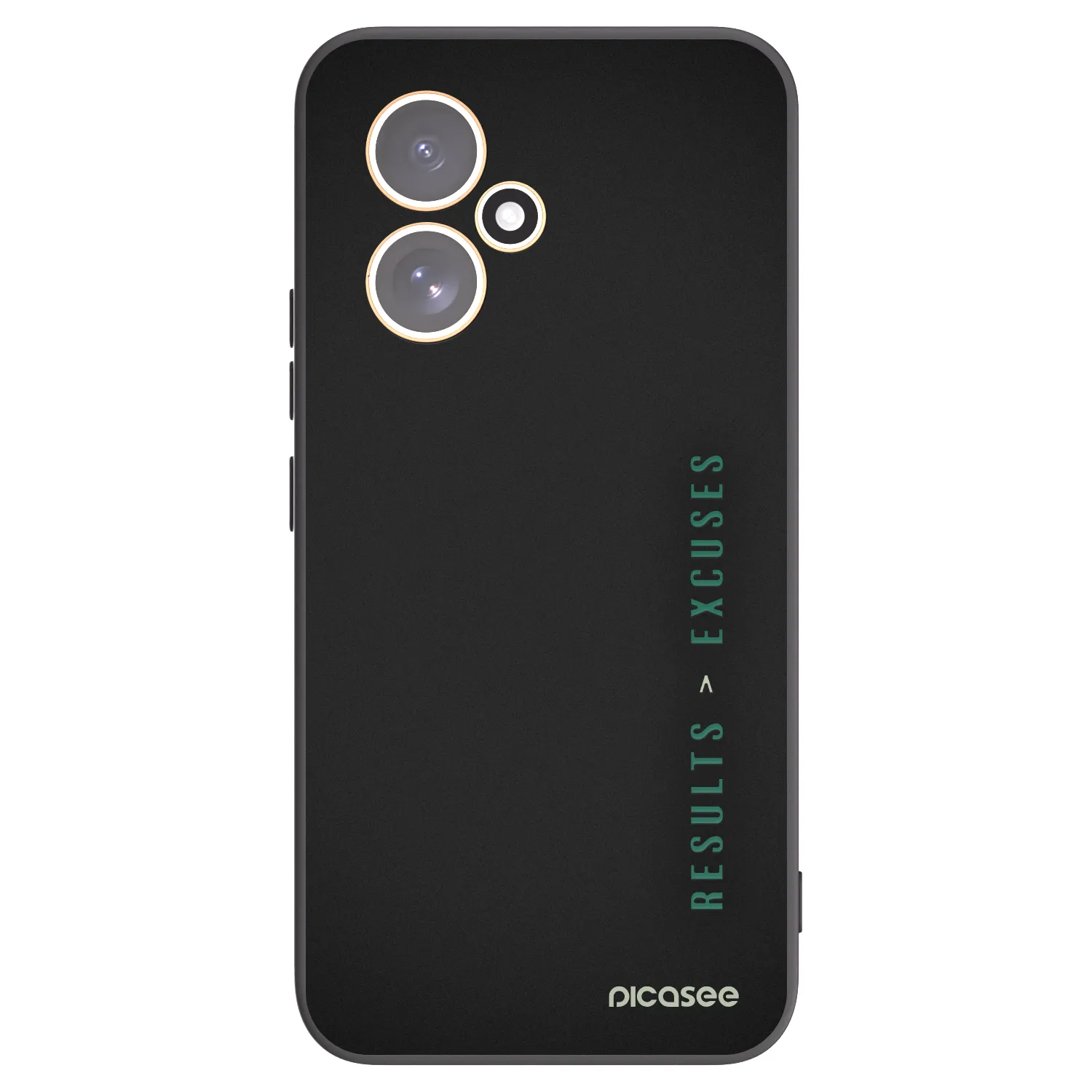 Picasee fekete szilikon tok az alábbi mobiltelefonokra Honor 400 5G - Results x Excuses