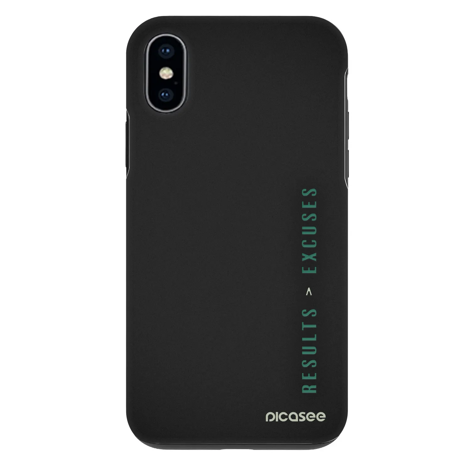 Picasee Fashion Case Apple iPhone X/XS - Results x Excuses