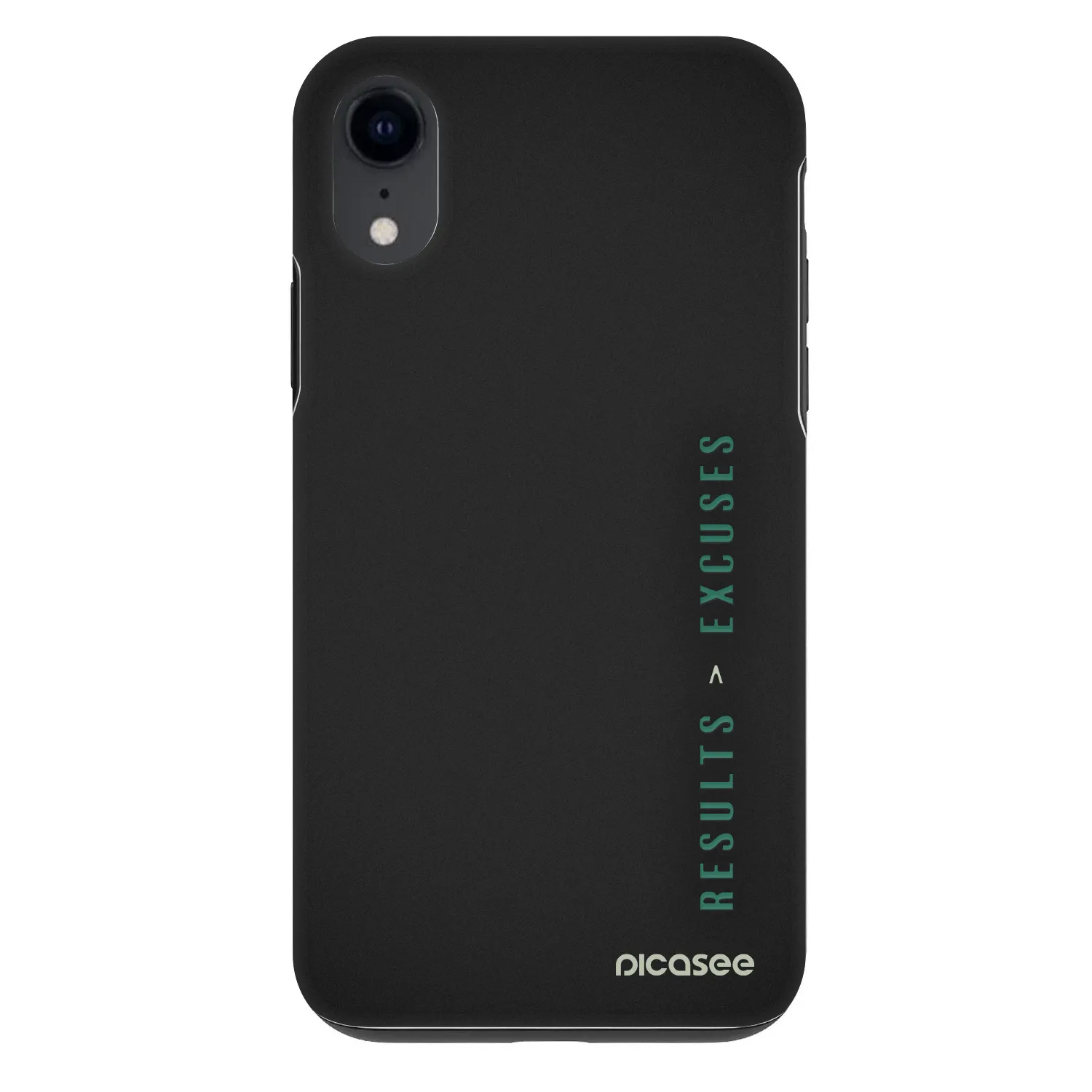 Picasee Fashion Case Apple iPhone XR - Results x Excuses