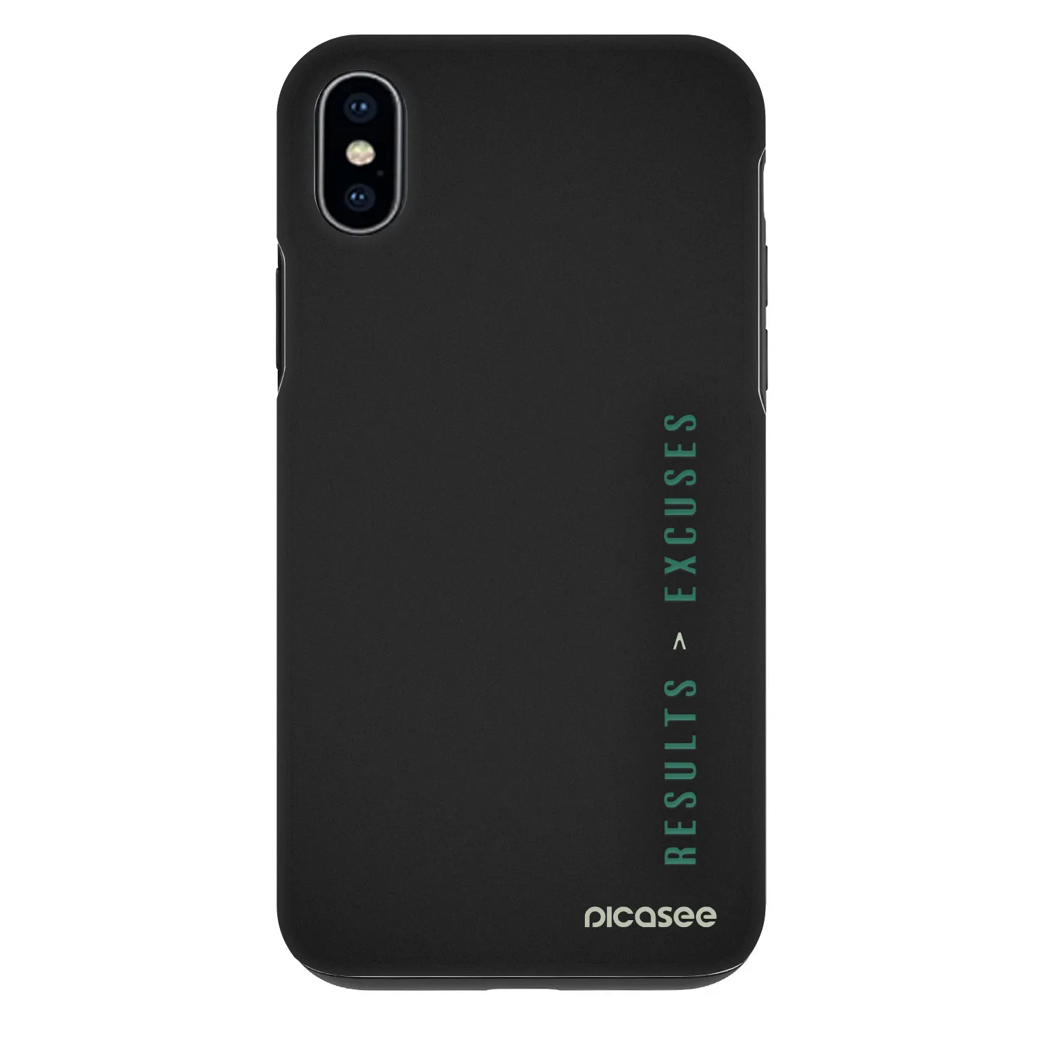 Picasee Fashion Case Apple iPhone XS Max - Results x Excuses