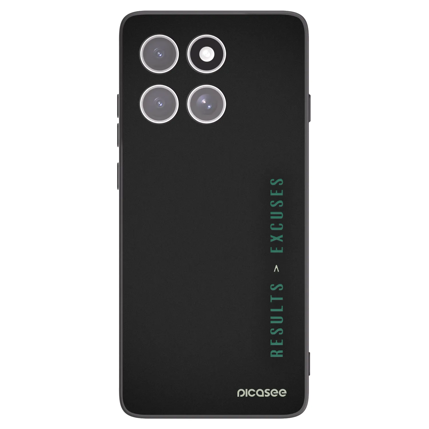 Picasee fekete szilikon tok az alábbi mobiltelefonokra Motorola Edge 60 Pro - Results x Excuses