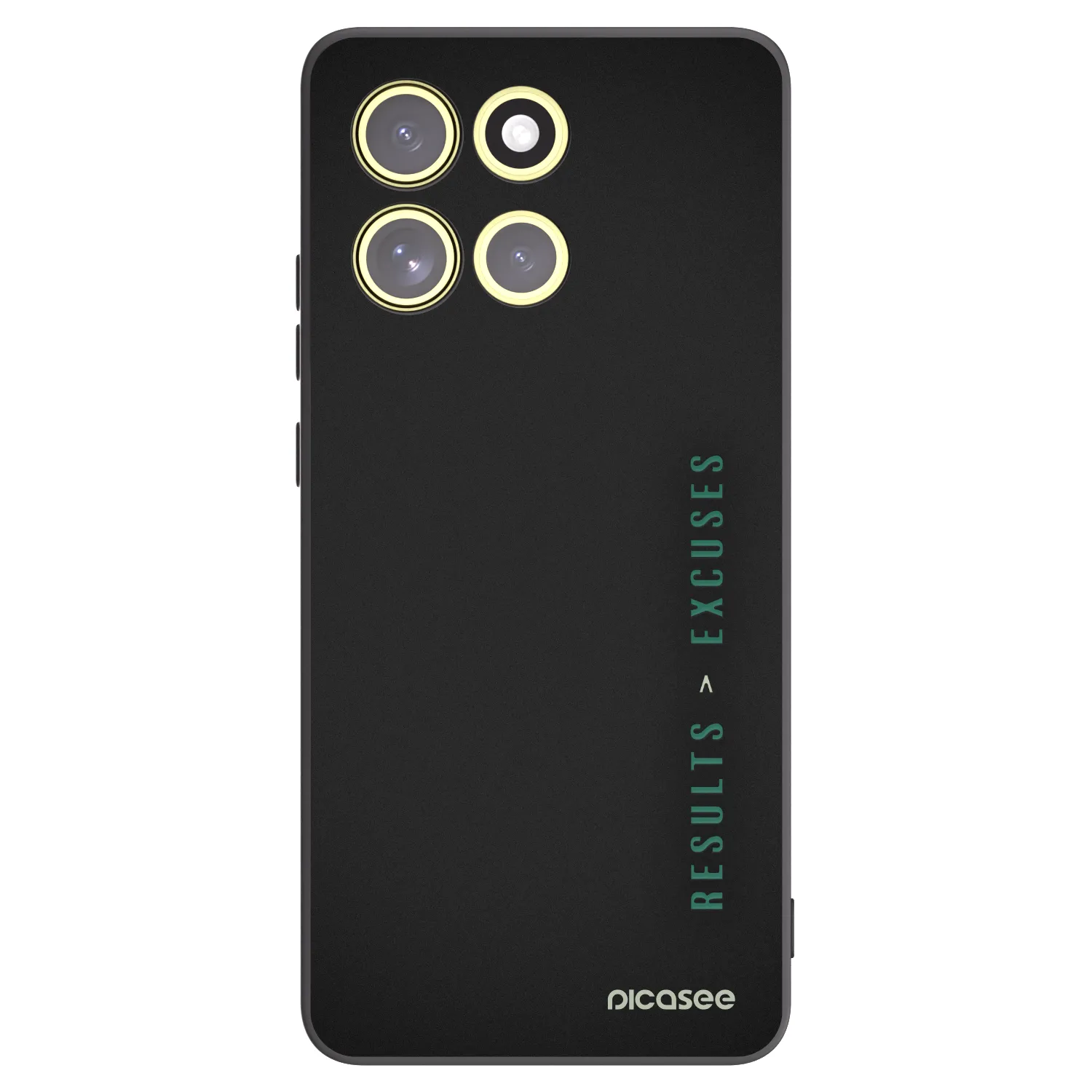Picasee fekete szilikon tok az alábbi mobiltelefonokra Motorola Moto G86 5G - Results x Excuses
