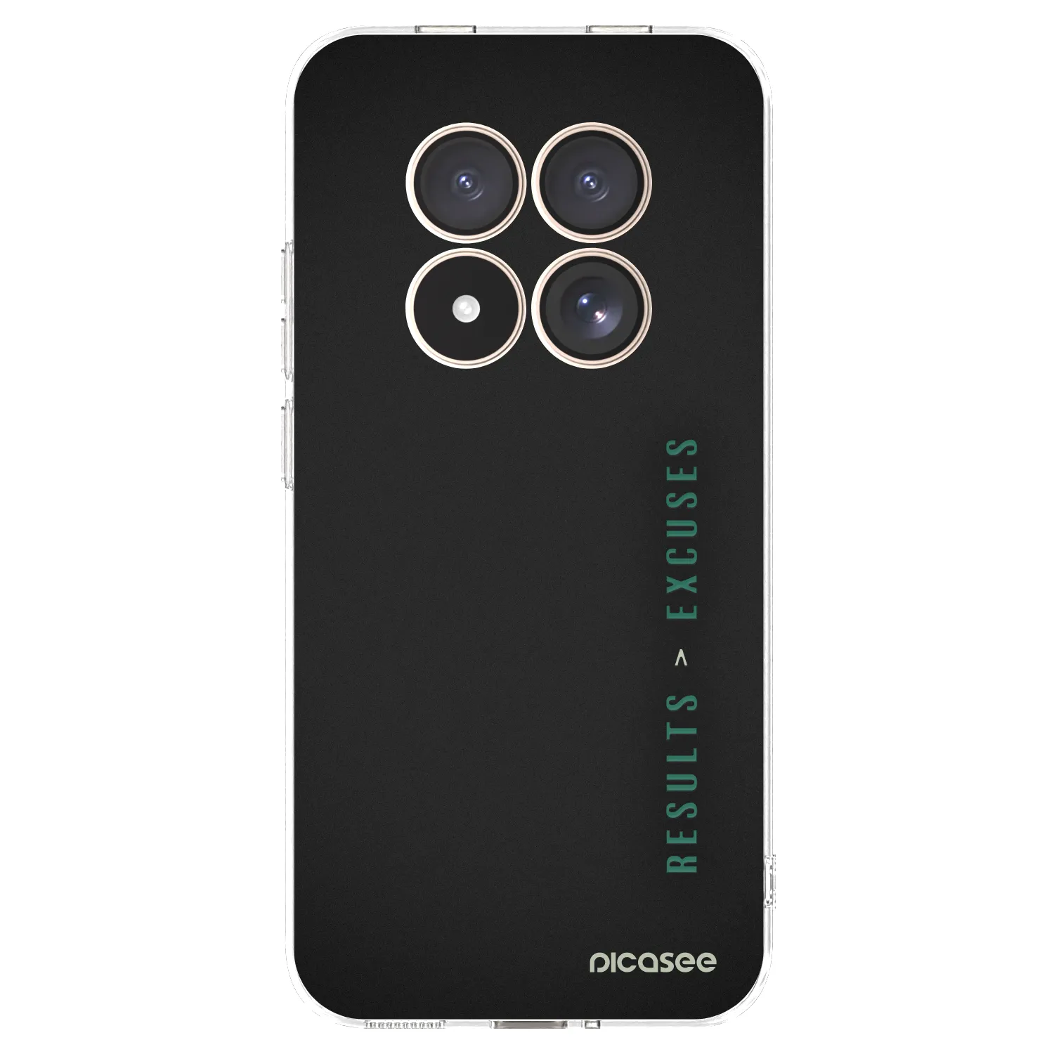 Picasee átlátszó szilikon tok az alábbi mobiltelefonokra Xiaomi Redmi Note 15 Pro 4G - Results x Excuses