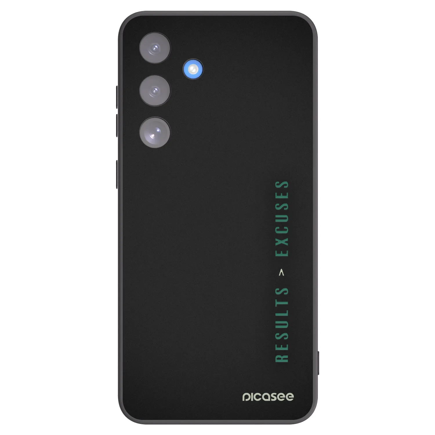 Picasee fekete szilikon tok az alábbi mobiltelefonokra Samsung Galaxy S25 FE 5G - Results x Excuses