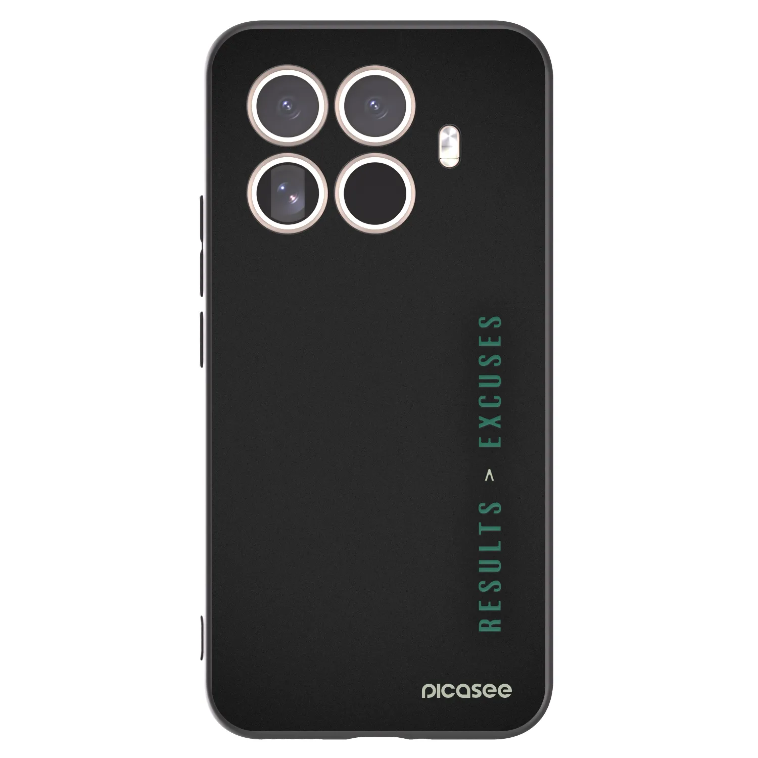 Picasee fekete szilikon tok az alábbi mobiltelefonokra Xiaomi 15T Pro - Results x Excuses