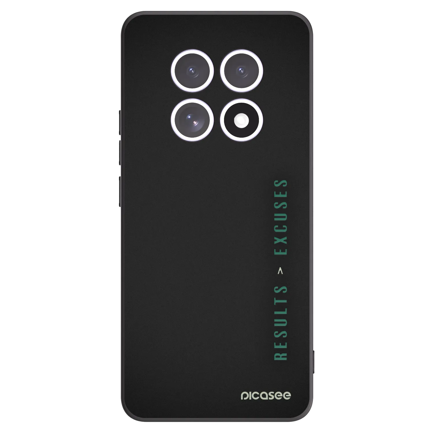 Picasee fekete szilikon tok az alábbi mobiltelefonokra Xiaomi Redmi Note 15 - Results x Excuses