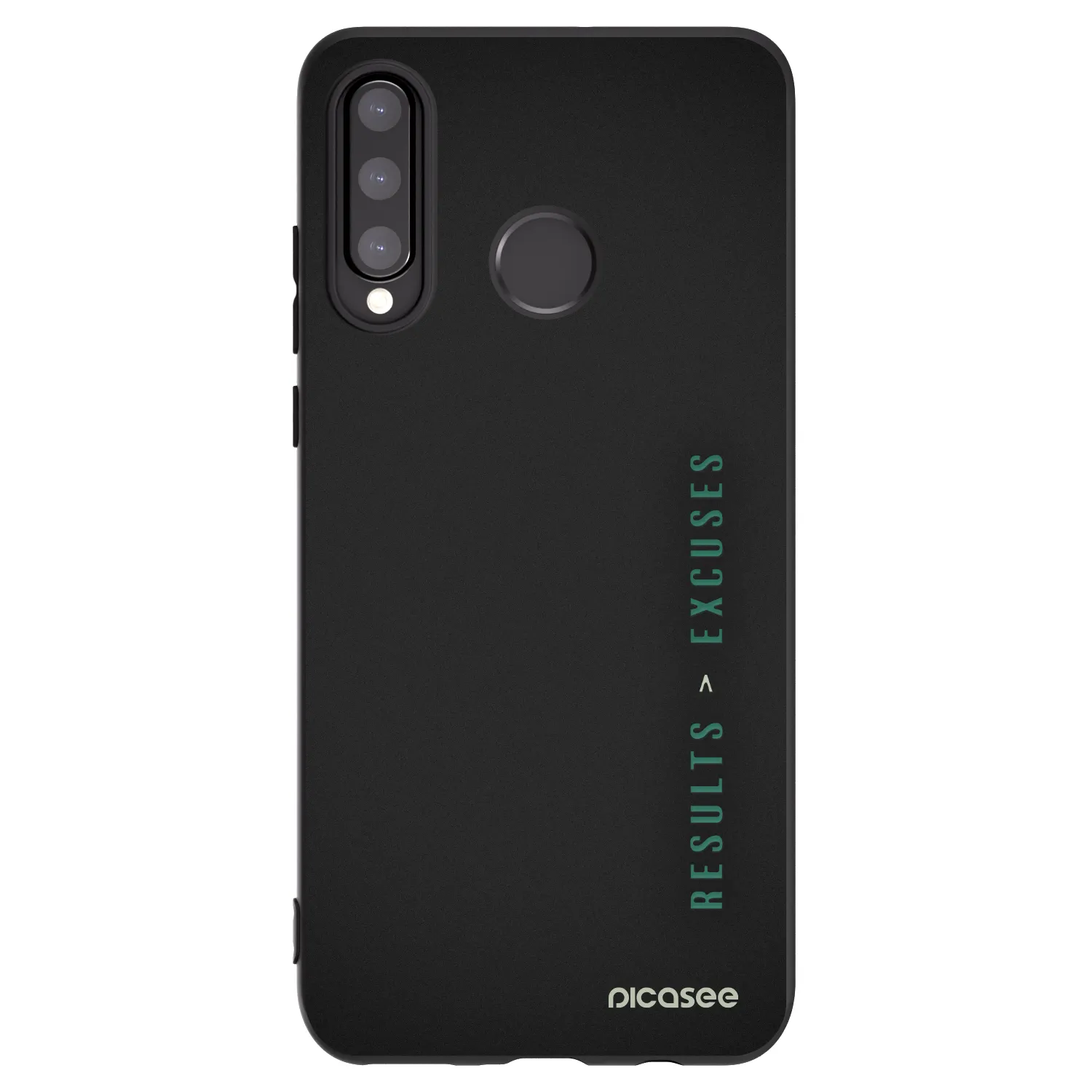 Picasee fekete szilikon tok az alábbi mobiltelefonokra Huawei P30 Lite - Results x Excuses