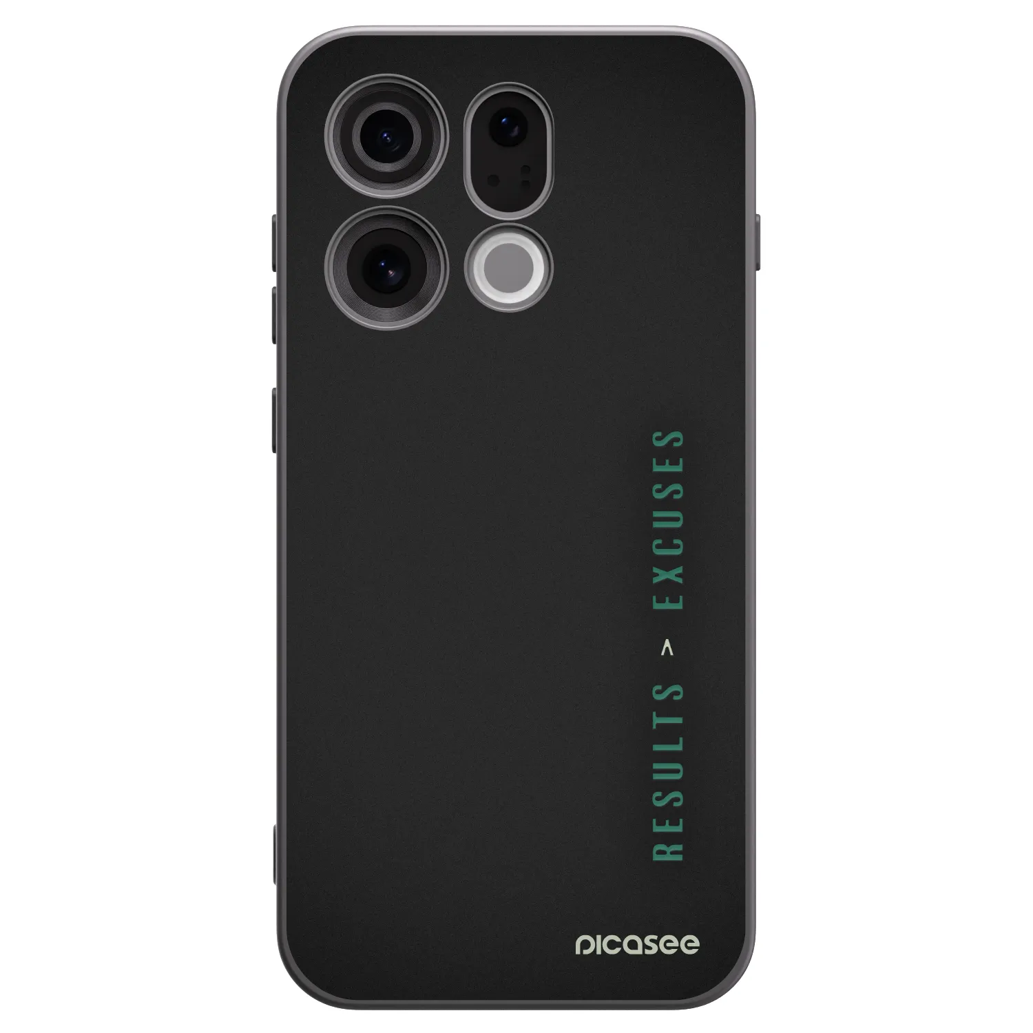 Picasee fekete szilikon tok az alábbi mobiltelefonokra OPPO Find X9 - Results x Excuses