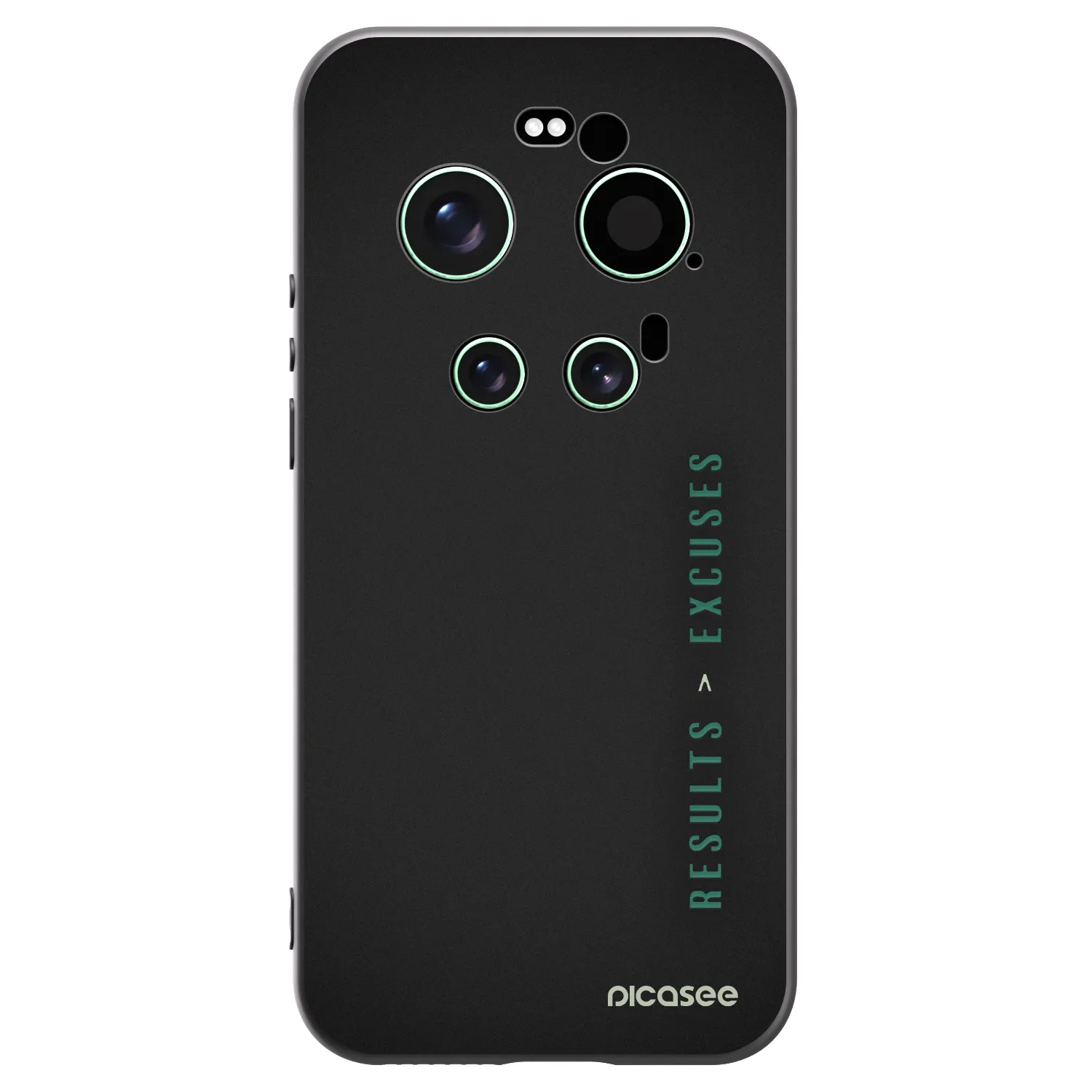 Picasee fekete szilikon tok az alábbi mobiltelefonokra Xiaomi 17 Ultra - Results x Excuses