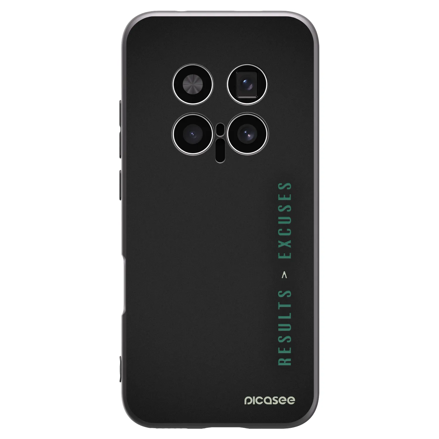 Picasee fekete szilikon tok az alábbi mobiltelefonokra Honor Magic8 Pro 5G - Results x Excuses