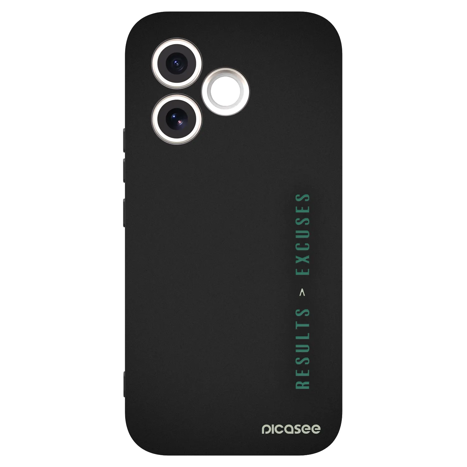 Picasee fekete szilikon tok az alábbi mobiltelefonokra Honor 600 Lite - Results x Excuses