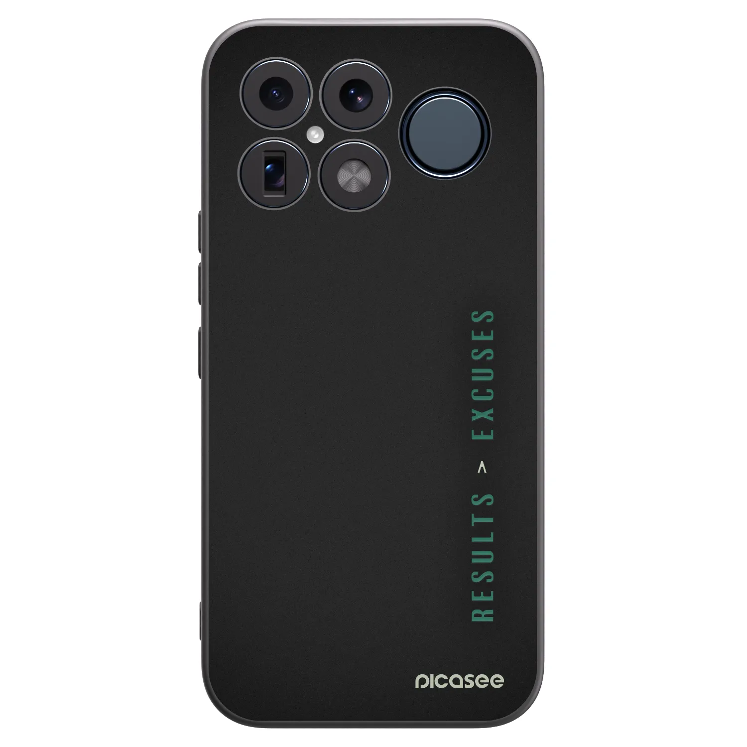 Picasee fekete szilikon tok az alábbi mobiltelefonokra Xiaomi Poco F8 Ultra - Results x Excuses