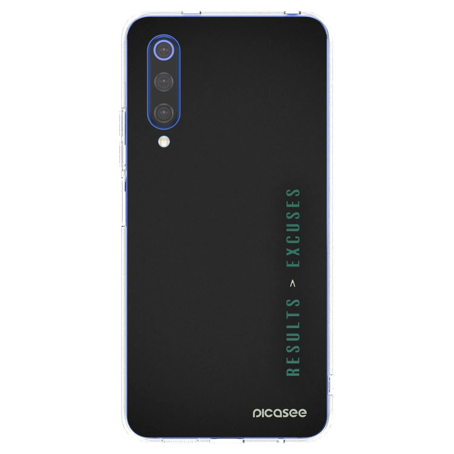 Picasee átlátszó szilikon tok az alábbi mobiltelefonokra Xiaomi Mi 9 SE - Results x Excuses