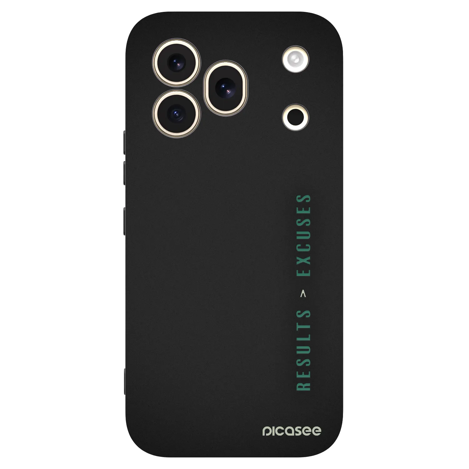 Picasee fekete szilikon tok az alábbi mobiltelefonokra Honor 600 Pro - Results x Excuses