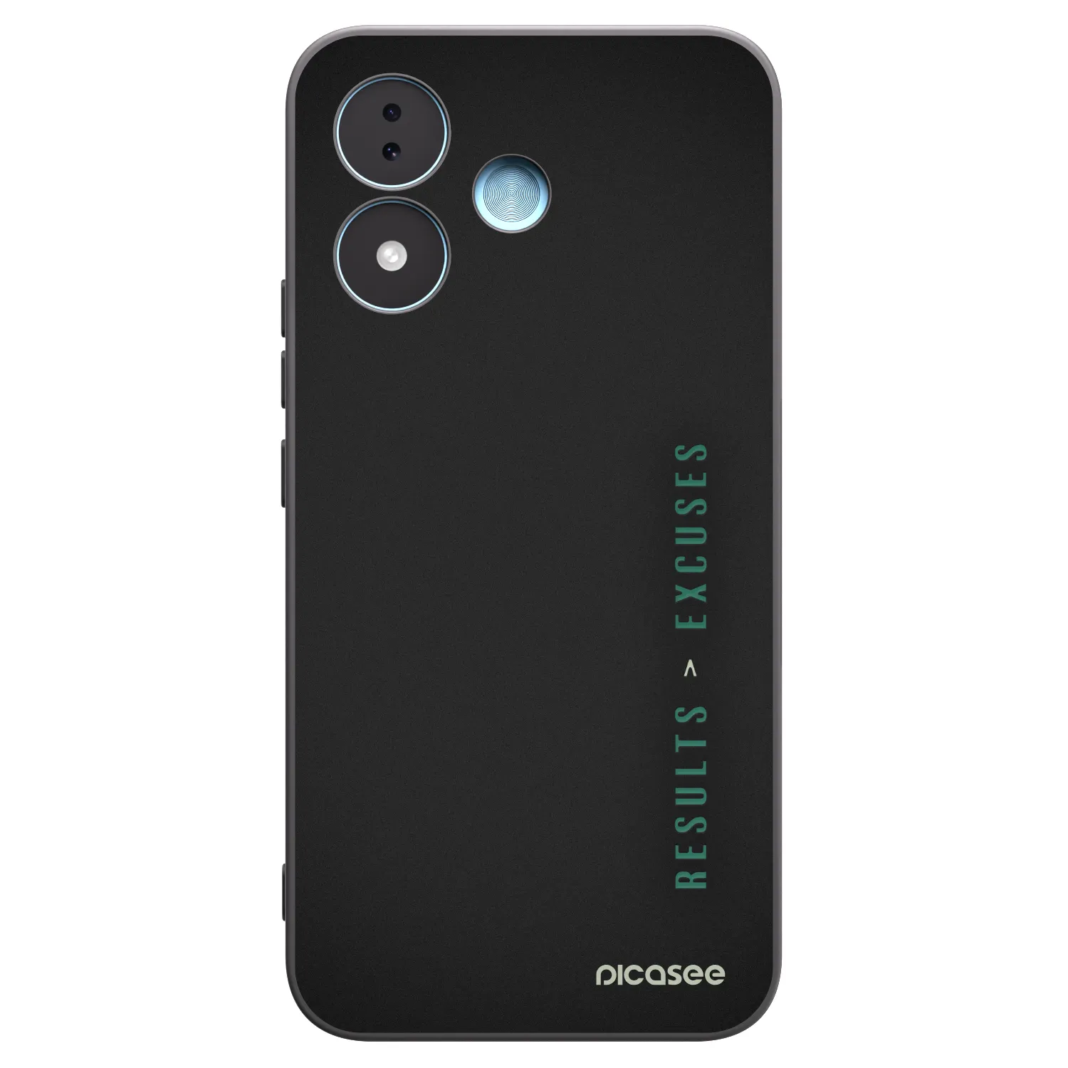 Picasee fekete szilikon tok az alábbi mobiltelefonokra Xiaomi Redmi Note 17 5G - Results x Excuses