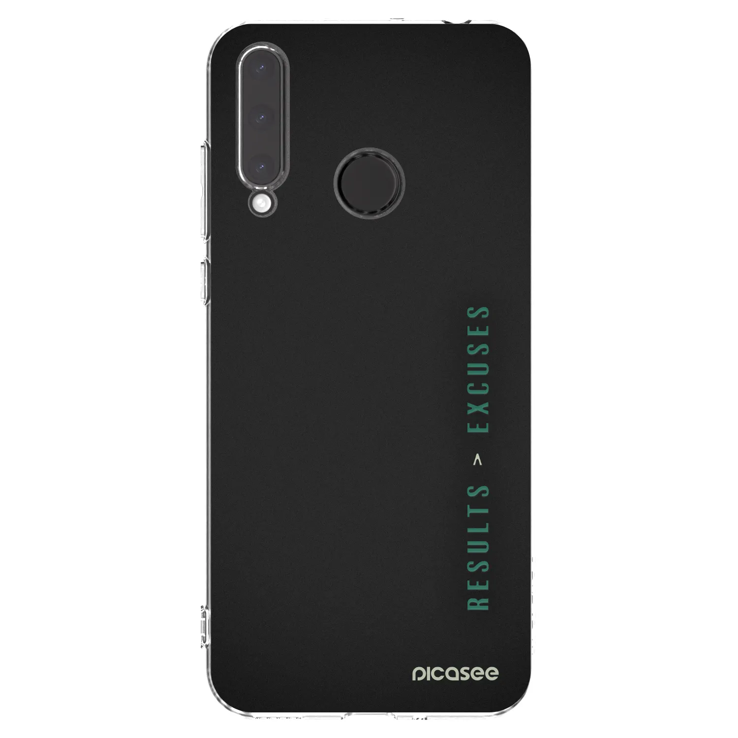 Picasee átlátszó szilikon tok az alábbi mobiltelefonokra Honor 20 Lite - Results x Excuses
