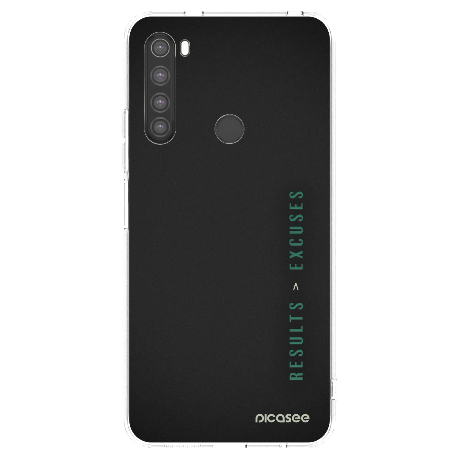 Picasee átlátszó szilikon tok az alábbi mobiltelefonokra Xiaomi Redmi Note 8 - Results x Excuses
