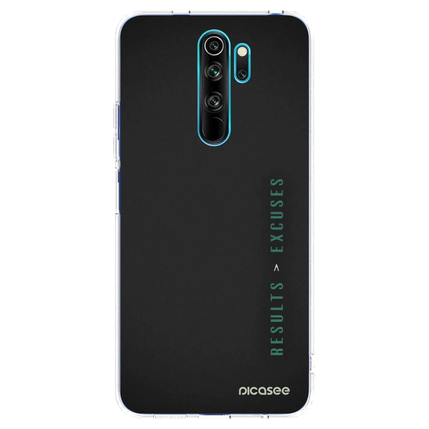 Picasee átlátszó szilikon tok az alábbi mobiltelefonokra Xiaomi Redmi Note 8 Pro - Results x Excuses