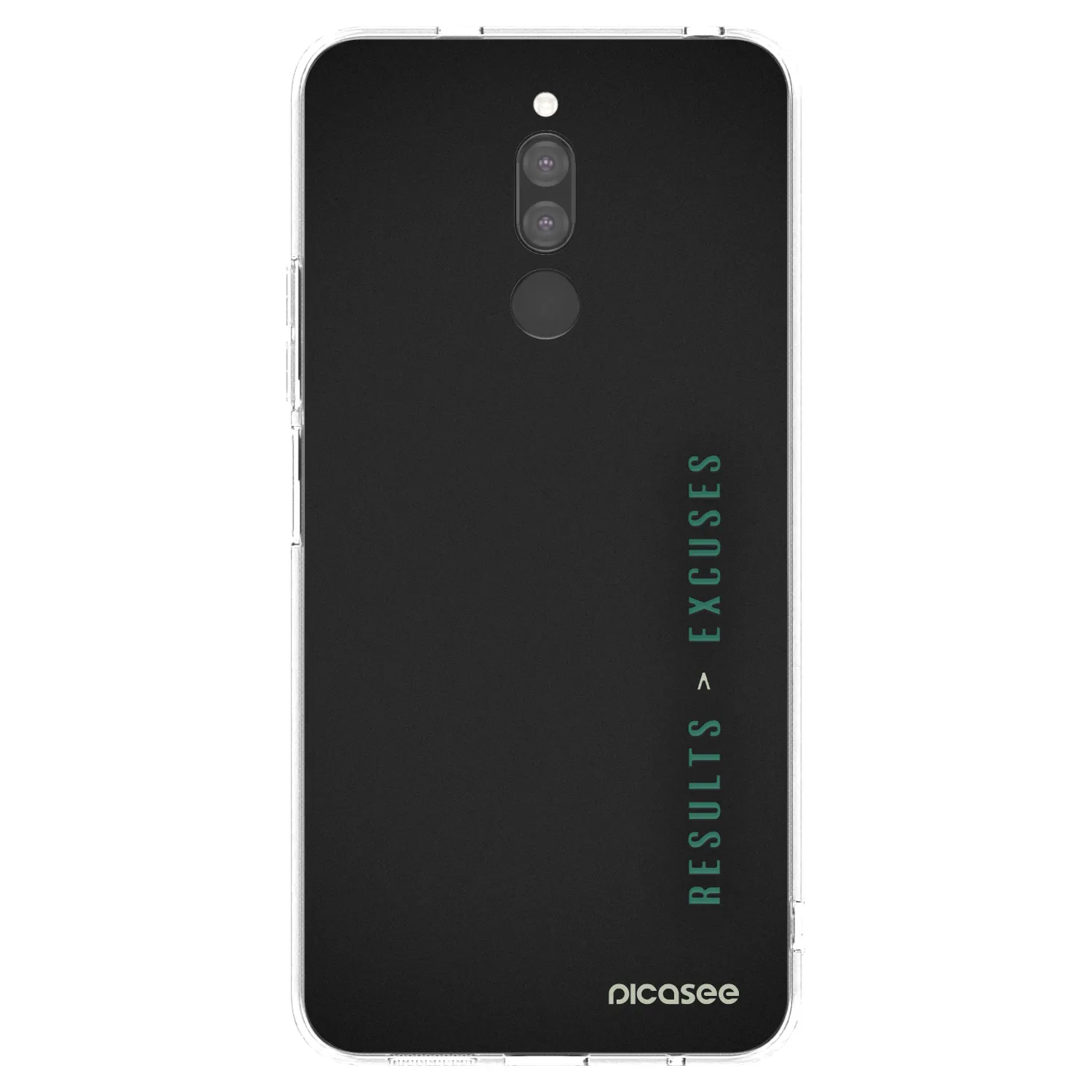 Picasee átlátszó szilikon tok az alábbi mobiltelefonokra Xiaomi Redmi 8 - Results x Excuses