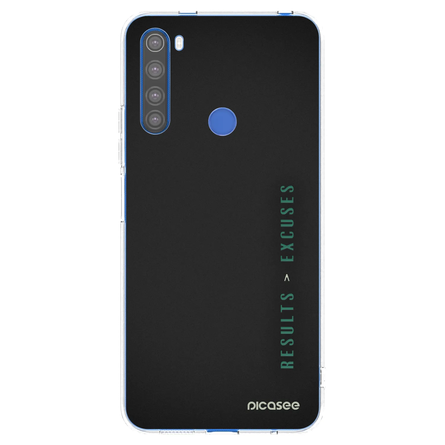 Picasee átlátszó szilikon tok az alábbi mobiltelefonokra Xiaomi Redmi Note 8T - Results x Excuses