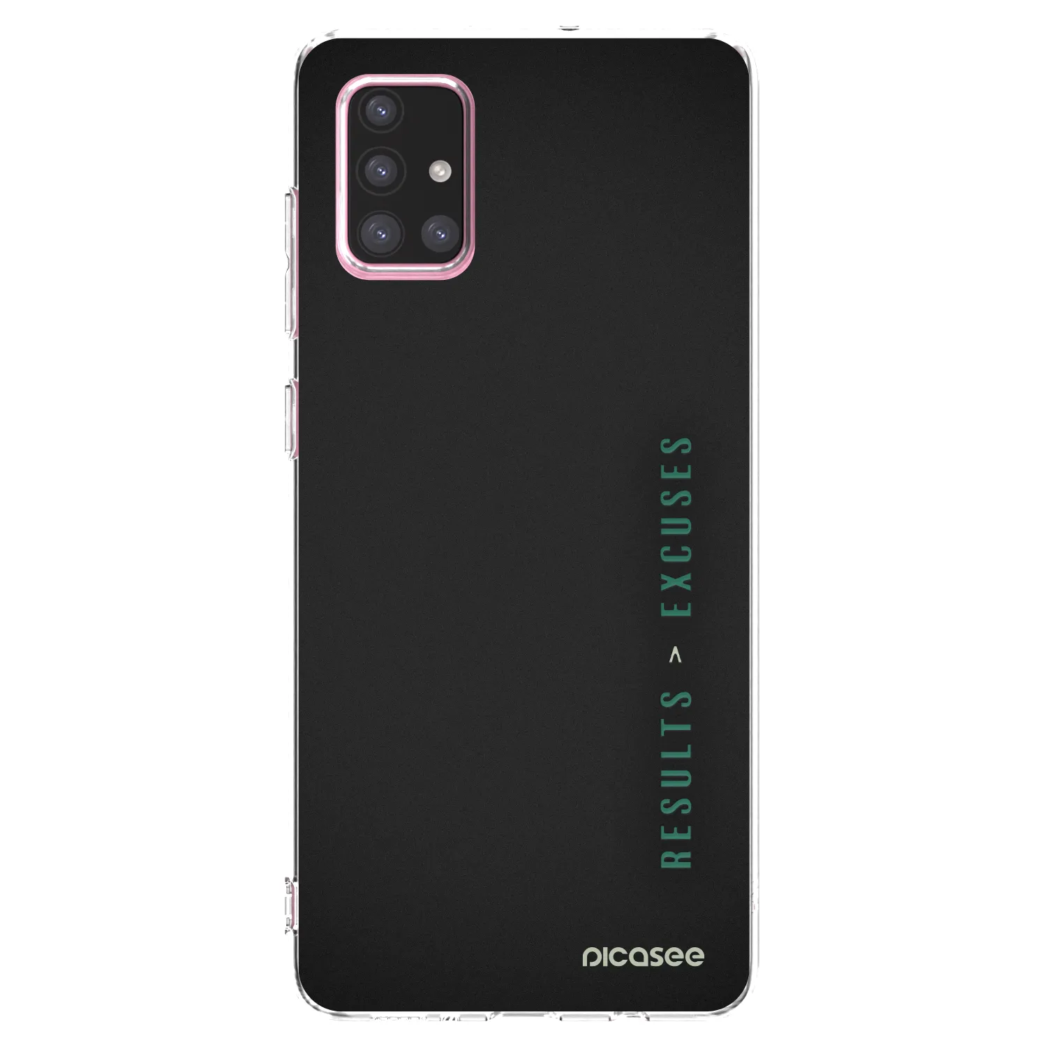 Picasee átlátszó szilikon tok az alábbi mobiltelefonokra Samsung Galaxy A71 A715F - Results x Excuses