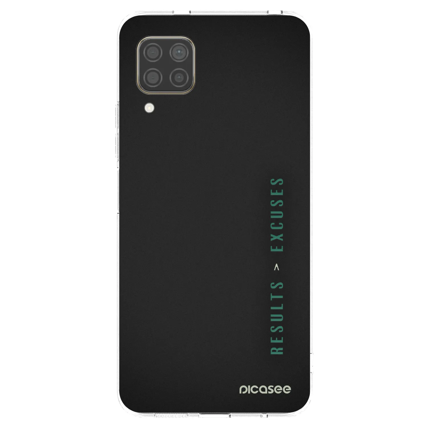 Picasee átlátszó szilikon tok az alábbi mobiltelefonokra Huawei P40 Lite - Results x Excuses