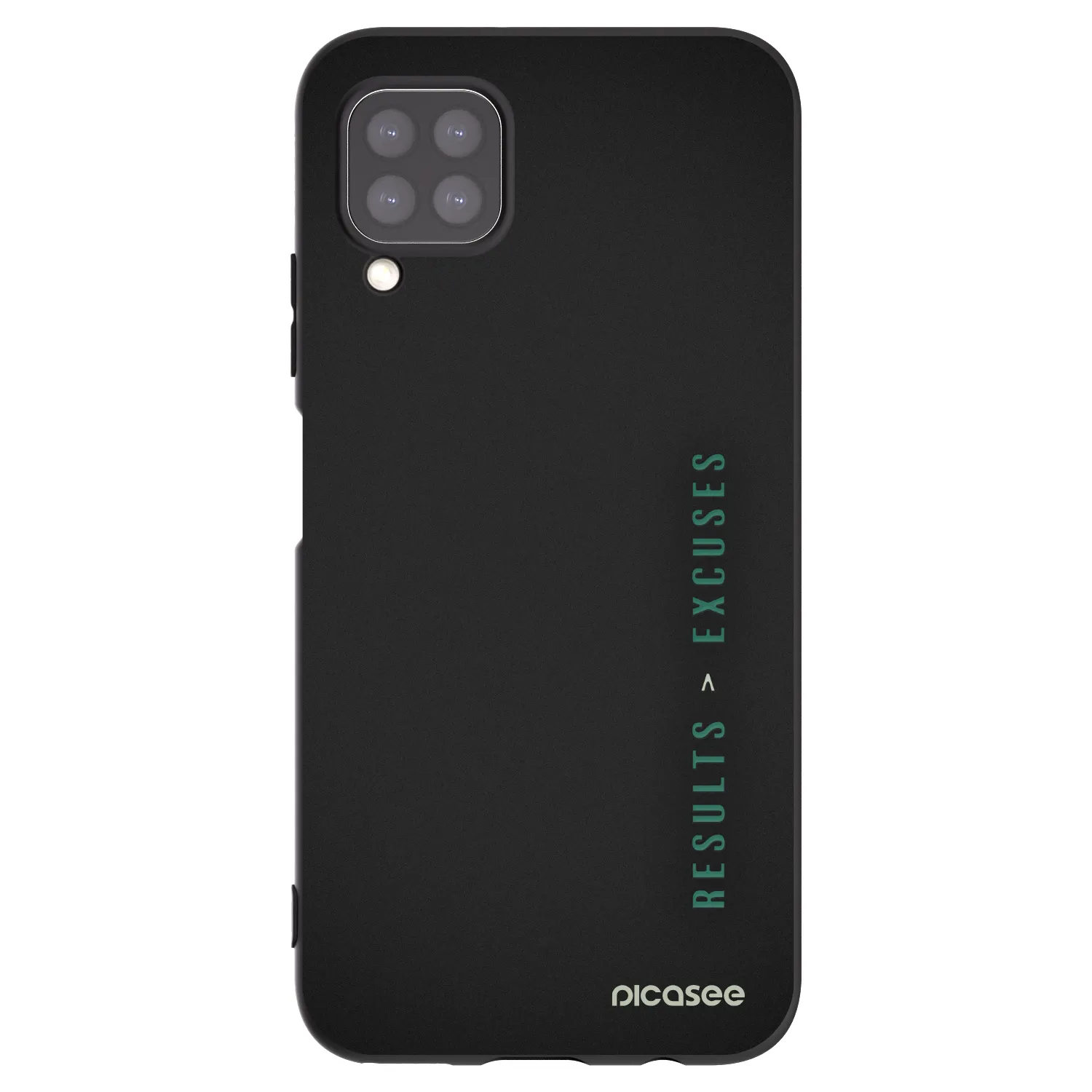 Picasee fekete szilikon tok az alábbi mobiltelefonokra Huawei P40 Lite - Results x Excuses