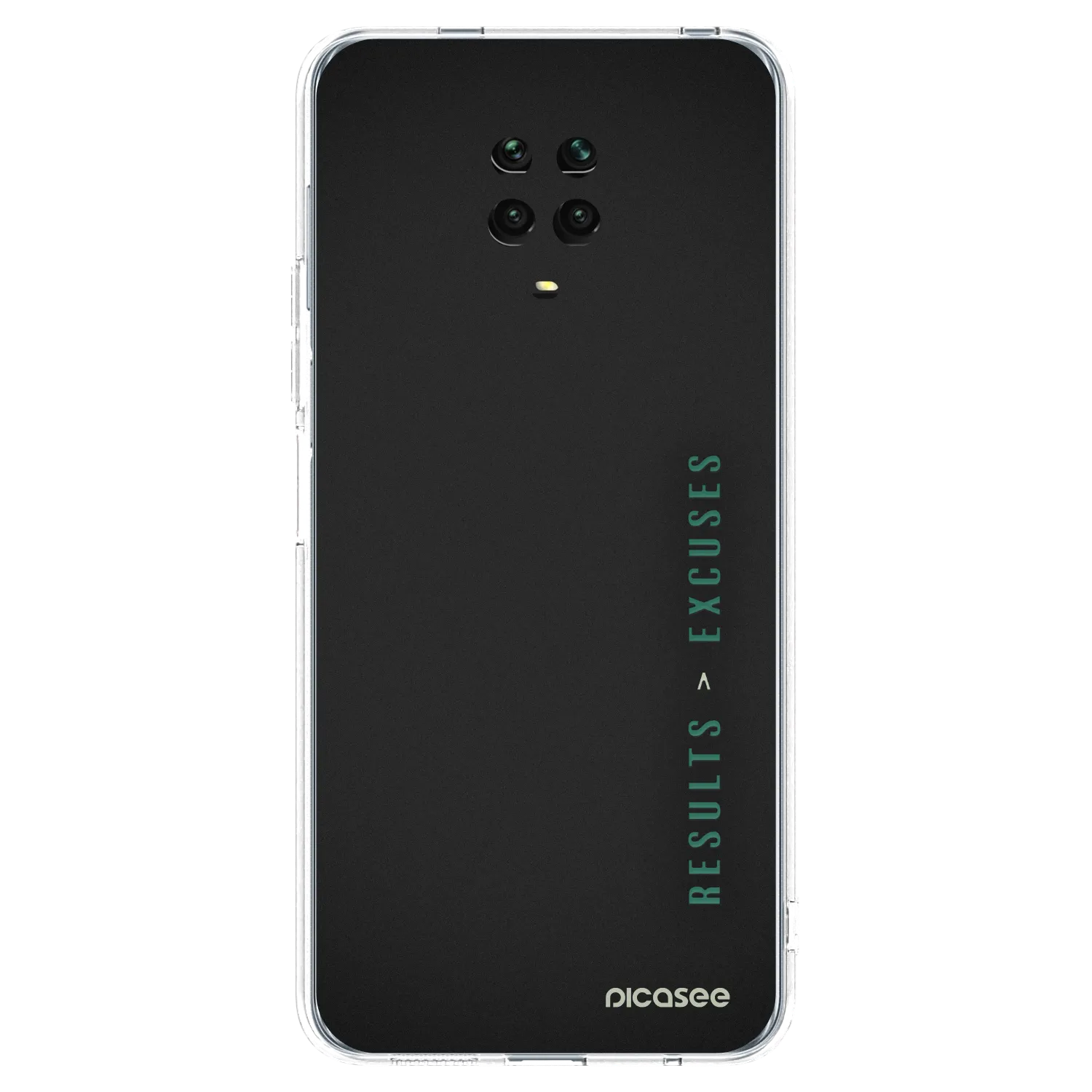 Picasee átlátszó szilikon tok az alábbi mobiltelefonokra Xiaomi Redmi Note 9S - Results x Excuses