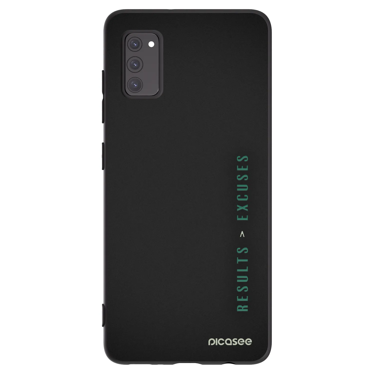 Picasee fekete szilikon tok az alábbi mobiltelefonokra Samsung Galaxy A41 A415F - Results x Excuses