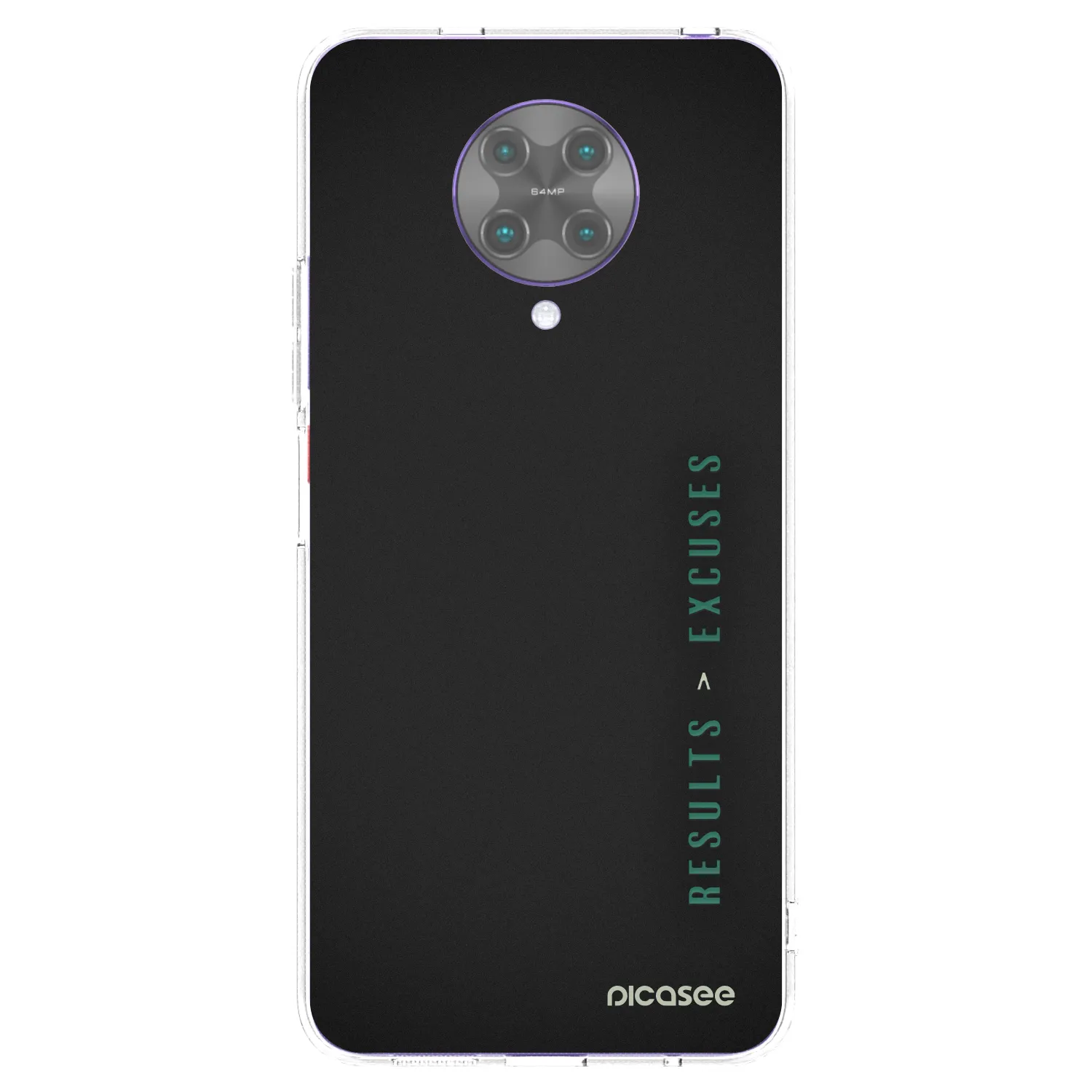 Picasee átlátszó szilikon tok az alábbi mobiltelefonokra Xiaomi Poco F2 Pro - Results x Excuses
