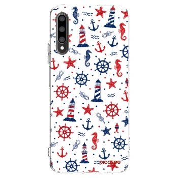 Picasee átlátszó szilikon tok az alábbi mobiltelefonokra Honor 9X Pro - Sailor Vibes