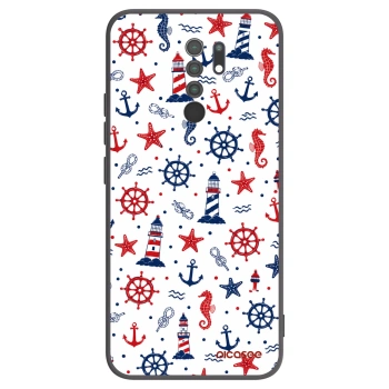 Picasee fekete szilikon tok az alábbi mobiltelefonokra Xiaomi Redmi 9 - Sailor Vibes