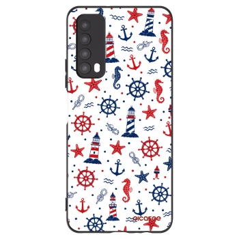 Picasee fekete szilikon tok az alábbi mobiltelefonokra Huawei P Smart 2021 - Sailor Vibes