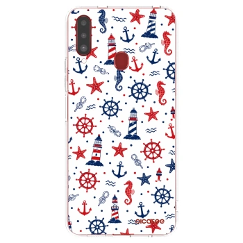 Picasee átlátszó szilikon tok az alábbi mobiltelefonokra Samsung Galaxy A20s - Sailor Vibes