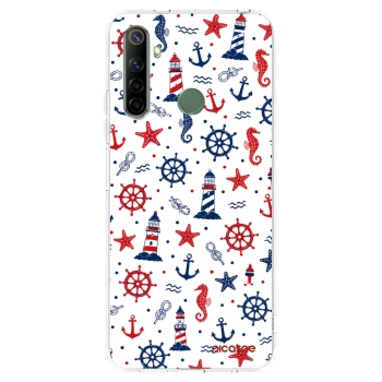 Picasee átlátszó szilikon tok az alábbi mobiltelefonokra Realme 6i - Sailor Vibes